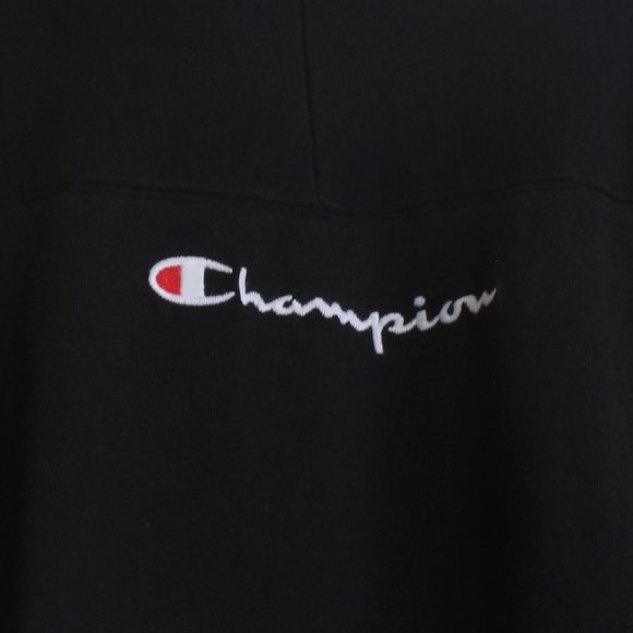 CHAMPION STRIPE BLACK CROP LONG SLEEVE T-SHIRT - Picture 8 of 8